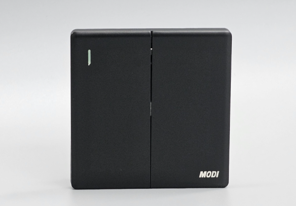 İşıq açarı (iki düyməli) Modi PK01-10A-2K-B60, GD/Gr/Bk