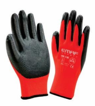 İşçi əlcəyi, Emaf Safety A100, nitril, 35qr