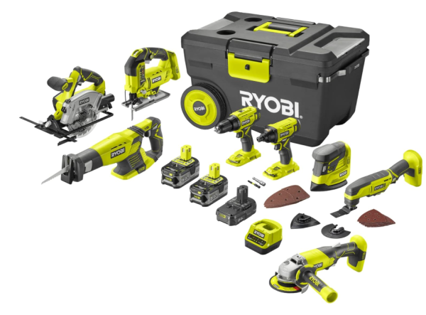 Alət dəsti Ryobi R18C3552K8T, 5133004935