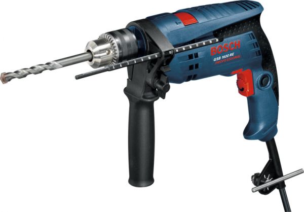 Дрель ударная Bosch GSB 1600 RE (0601218121)