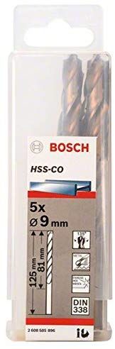 Burğu metal üçün HSS-CO 9x81x125 mm (5ədəd) Bosch 2608585896