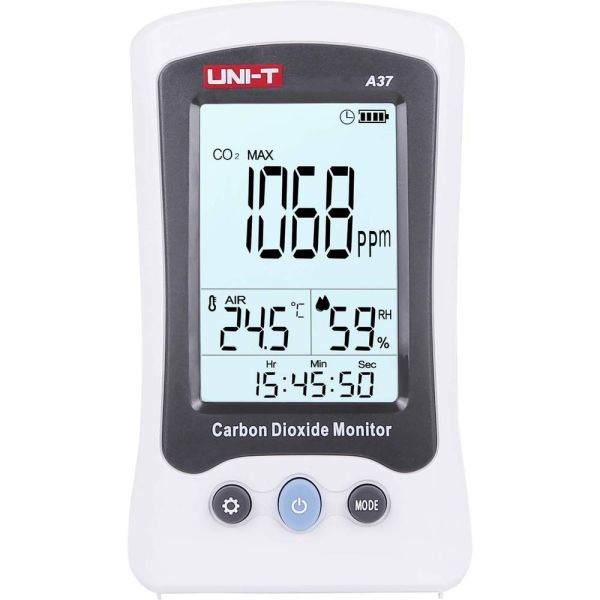 Detektor rəqəmsal karbon qazı üçün Carbon Dioxide Monitor CO2 UNI-T A37
