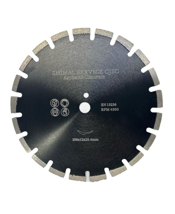 Disk almaz əsaslı asfalt üçün  ŞS 350x25.4mm