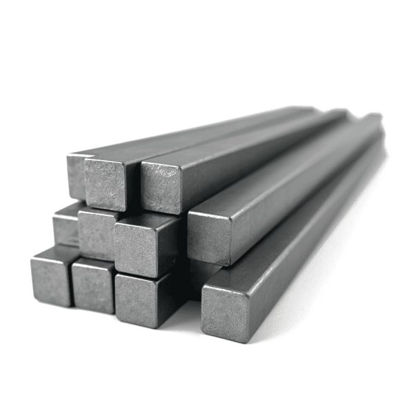 Kvadrat çubuq paslanmayan poladdan GP 10×10 kv.mm