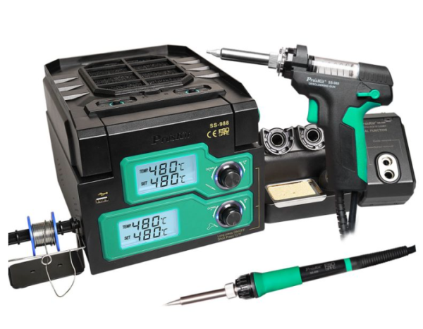 Çoxfunksiyalı lehimləmə stansiyası Pro'skit SS-988B