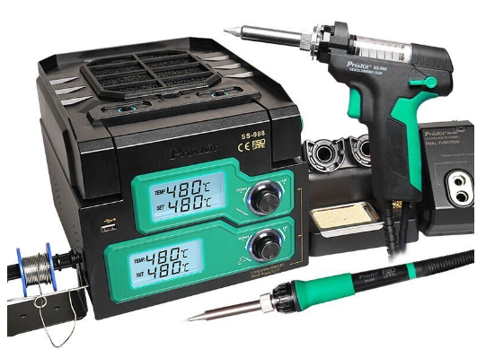 Çoxfunksiyalı lehimləmə stansiyası Pro'skit SS-988B