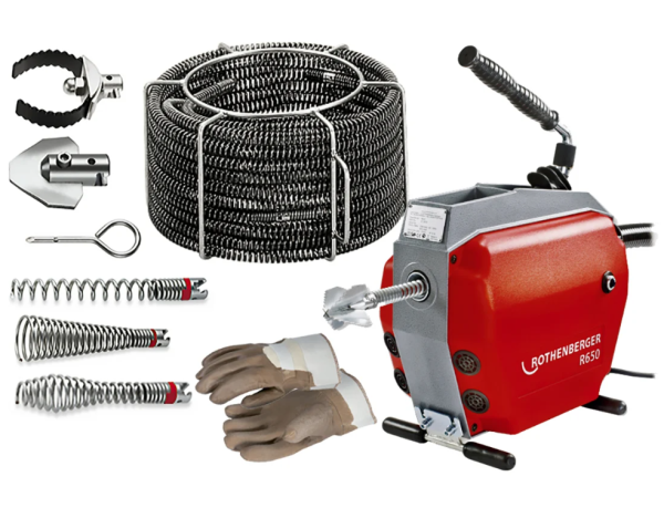 Boru təmizləyici cihaz elektrik portativ Rothenberger R650, 72680