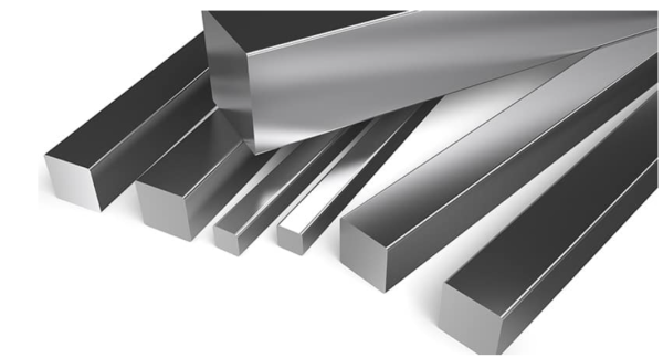 Kvadrat çubuq paslanmayan poladdan GP 6×6 kv.mm