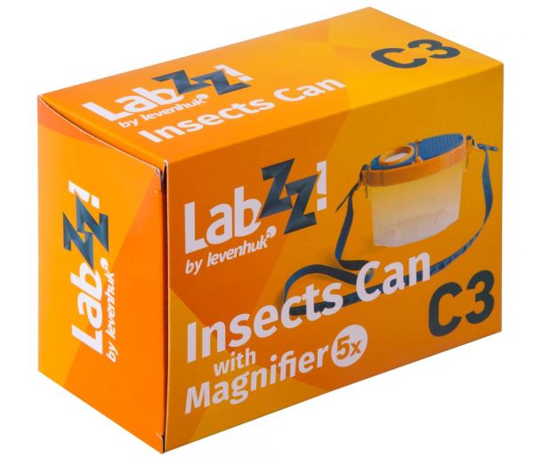 Böyüdücü şüşə Levenhuk LabZZ C3 Insects Can (70810)