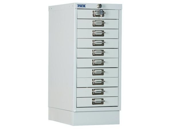 Çoxçəkməcəli ofis dolabı PRAKTIK MDC-A4/650/10