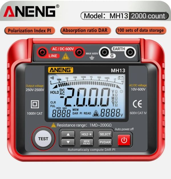 Meqaommetr ANENG MH-13, BT