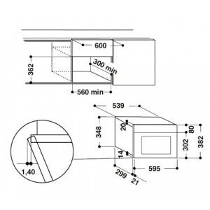 Микроволновая печь Hotpoint-Ariston MN 314 IX HA 