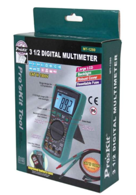 Multimetr rəqəmsal Pro'skit MT-1280