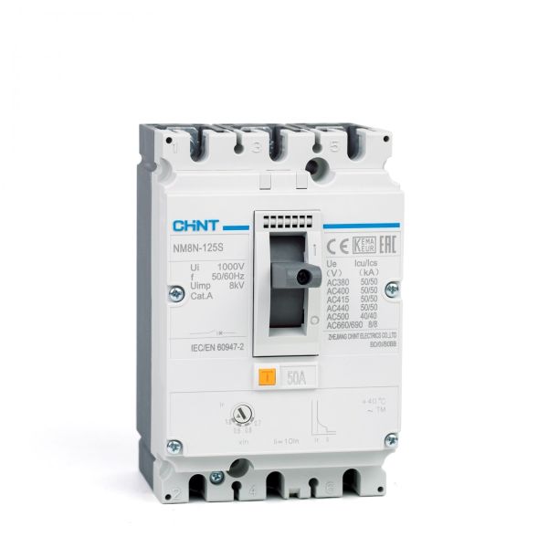 Аrvtomat açar NM8N-125S TM 50А 3P (CHINT) 271586