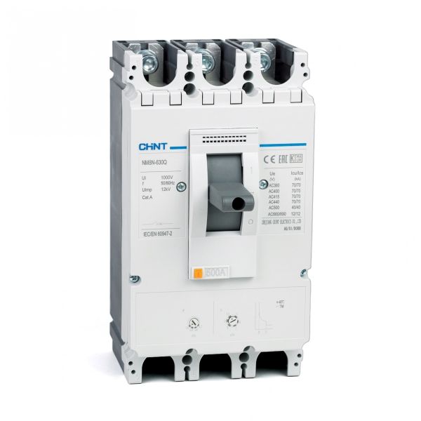 Выключатель автоматический NM8N-630S TM 500А 3P (CHINT) 268952