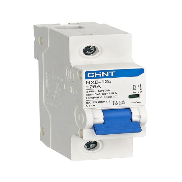 Avtomat açar NXB-125 1P 125A 10кА х-ка C (CHINT) 816127