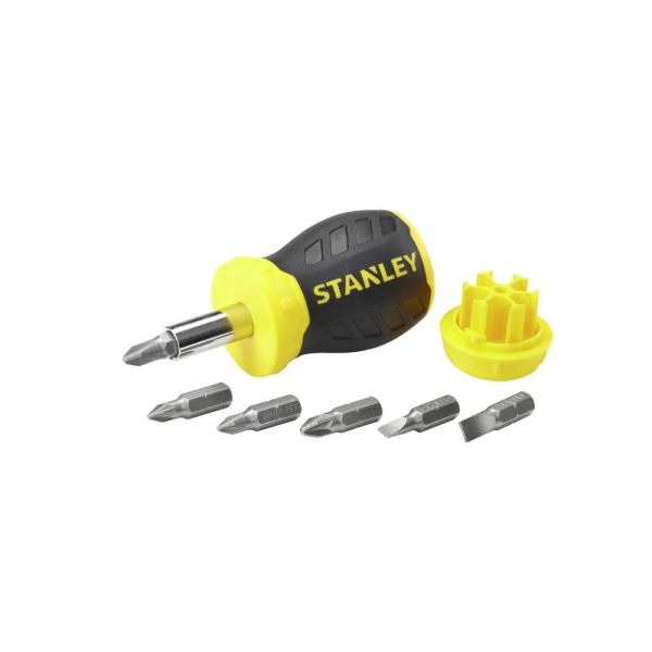 Отвертка Stanley Multibit Stubby (0-66-357)