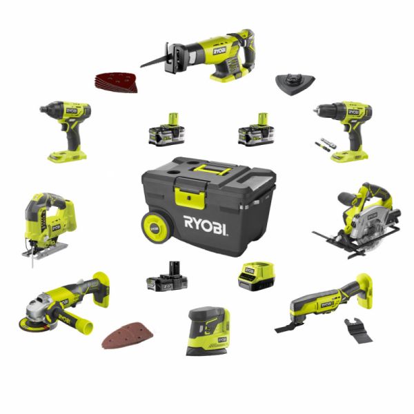Alət dəsti Ryobi R18C3552K8T, 5133004935