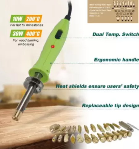 Lehimləmə dəmir (ağac üçün) Pro'skit SI-138B