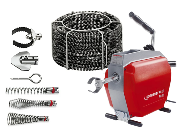 Boru təmizləyici cihaz elektrik portativ Rothenberger R600, 72675