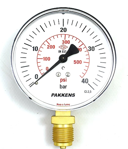 Manometr Pakkens Standart (0-40 Bar 100 mm) 1001000110