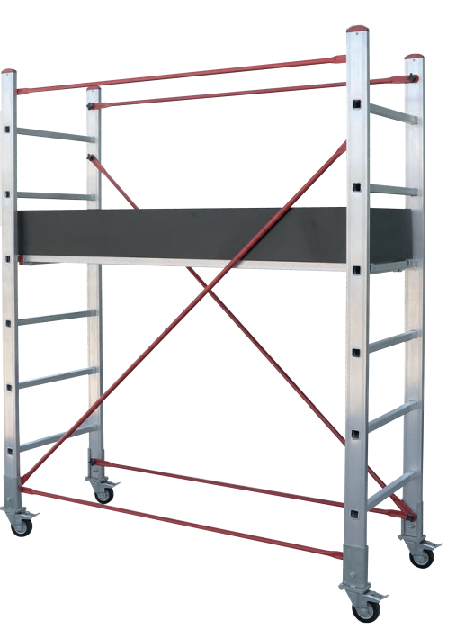 İskələ bir bölməli təkərli 5 m, (modul hündürlüyü 3 m) Beykon CPL 30