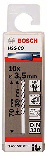 Burğu metal üçün HSS-CO 3.5x39x70 mm Bosch 2608585879