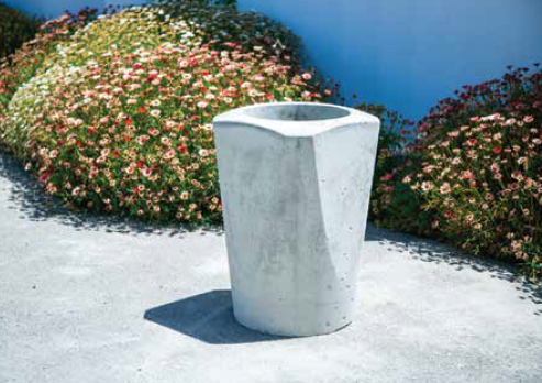Beton dibçək, ŞSVZ014,  (H/70sm x Eni/40sm х Derin/53sm)  