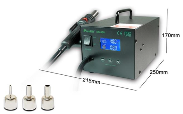 Rəqəmsal lehimləmə stansiyası Pro'skit SS-968B