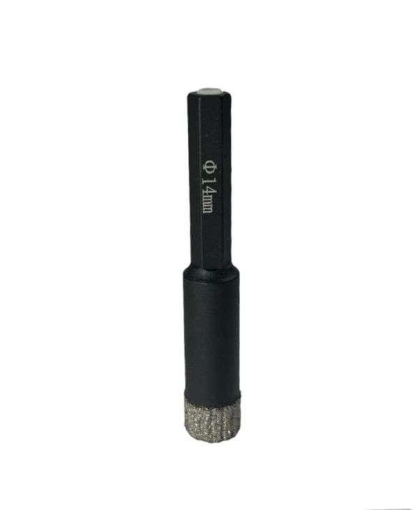 Almaz buruğu ŞS Hex shank 14 mm 