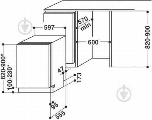 Qabyuyan maşın quraşdırılan Whirlpool WP 122