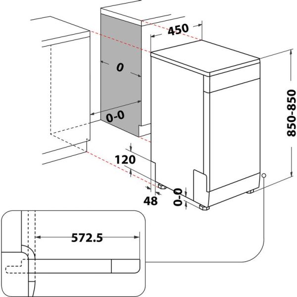 Qabyuyan maşın Whirlpool WSFE 2B19 EU