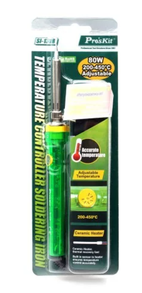 Mexanik temperatur tənzimləyicisi olan lehimləmə dəmiri Pro'skit SI-131B